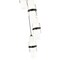 Z-Lite Cayden Chandelier, 5-Light, 12 In.W x 16.75 In.H, Matte Black/Clear + Etched Opal 1946P-5R-MB - alternate 8